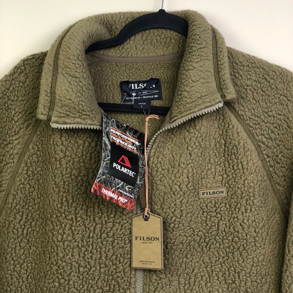 New Cc Filson Sherpa Fleece Jacket Sz L 